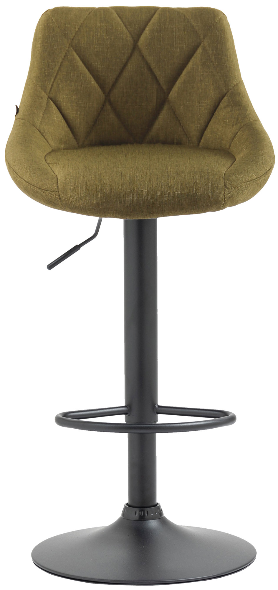 Barhocker Lazio Stoff schwarz, grün