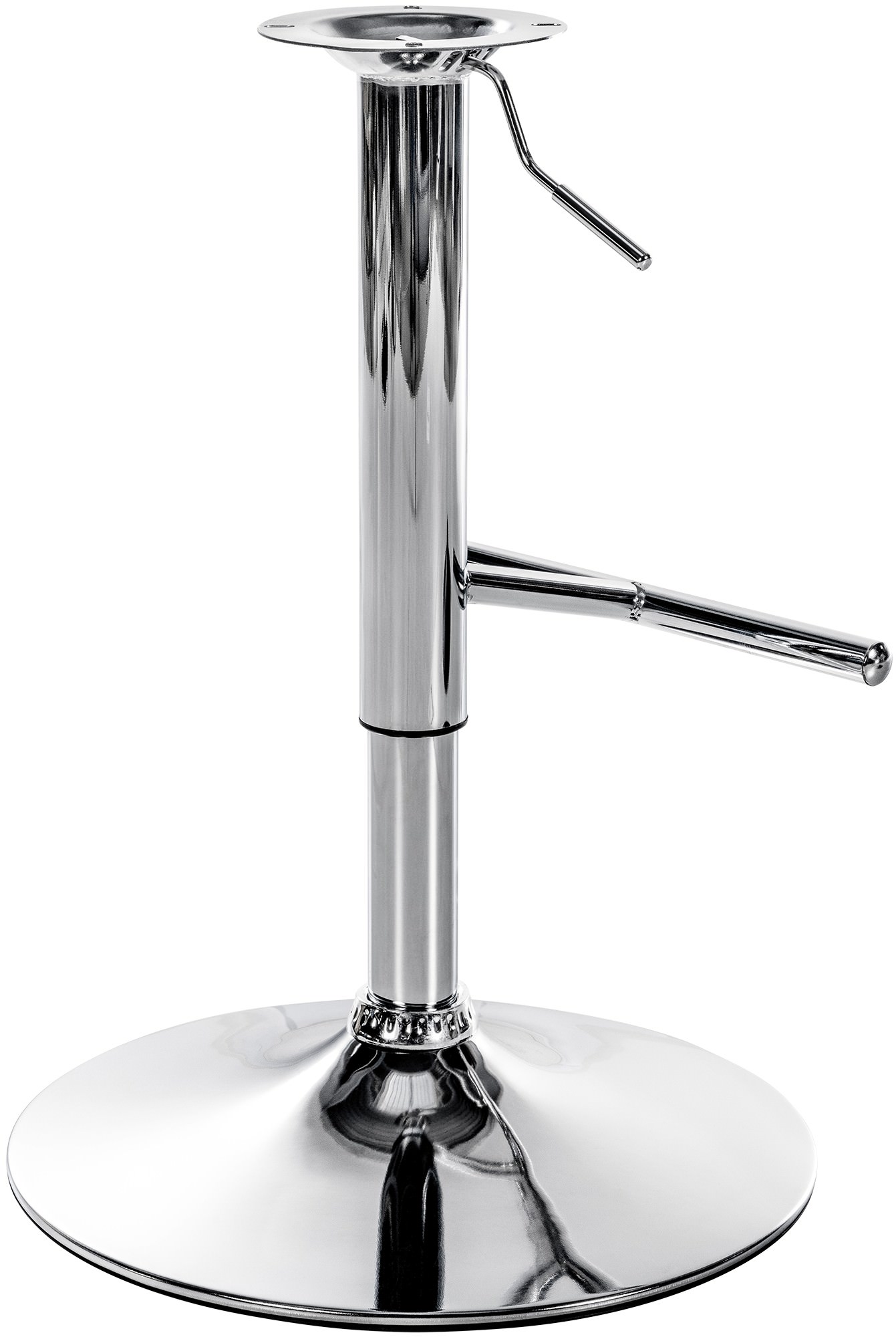 Ersatz T Gestell für Barhocker, chrom