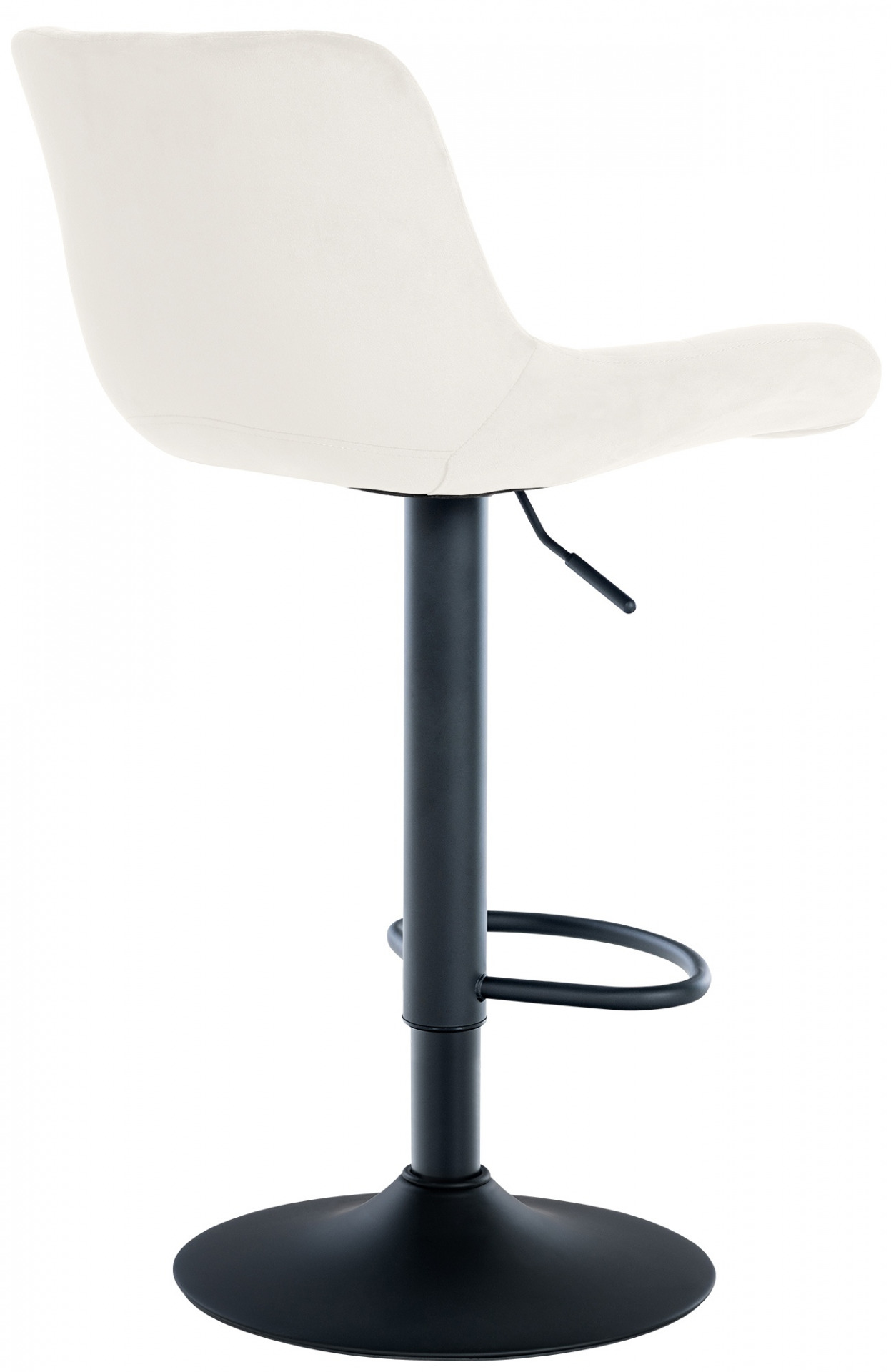 2er Set Barhocker Tover Samt, creme
