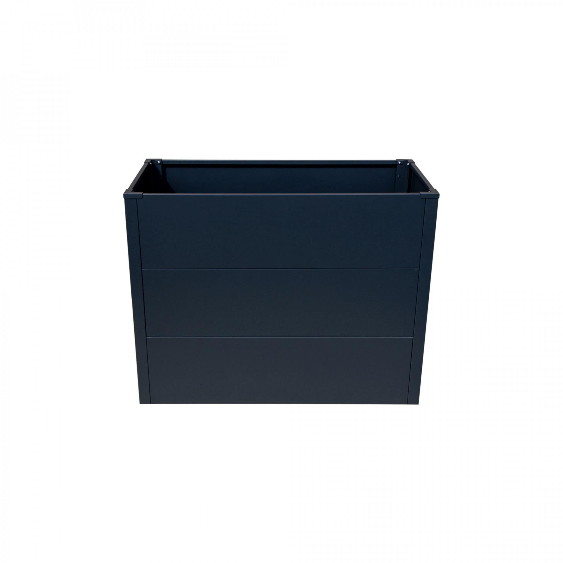 ELKE Metall-Hochbeet ANTHRAZIT, 100 x 50 x 77 cm,, Stahl verz. pulverbesch.