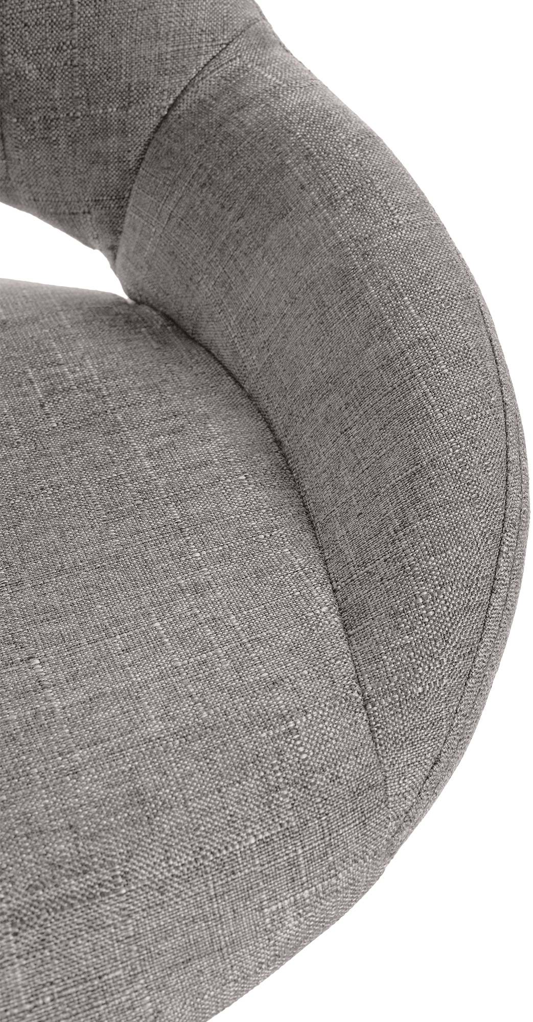 2er Set Barhocker Milet Stoff G, grau