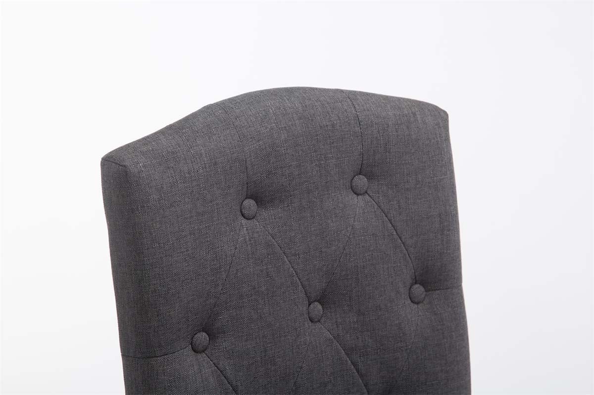 Barhocker Louise Stoff antik-hell, dunkelgrau