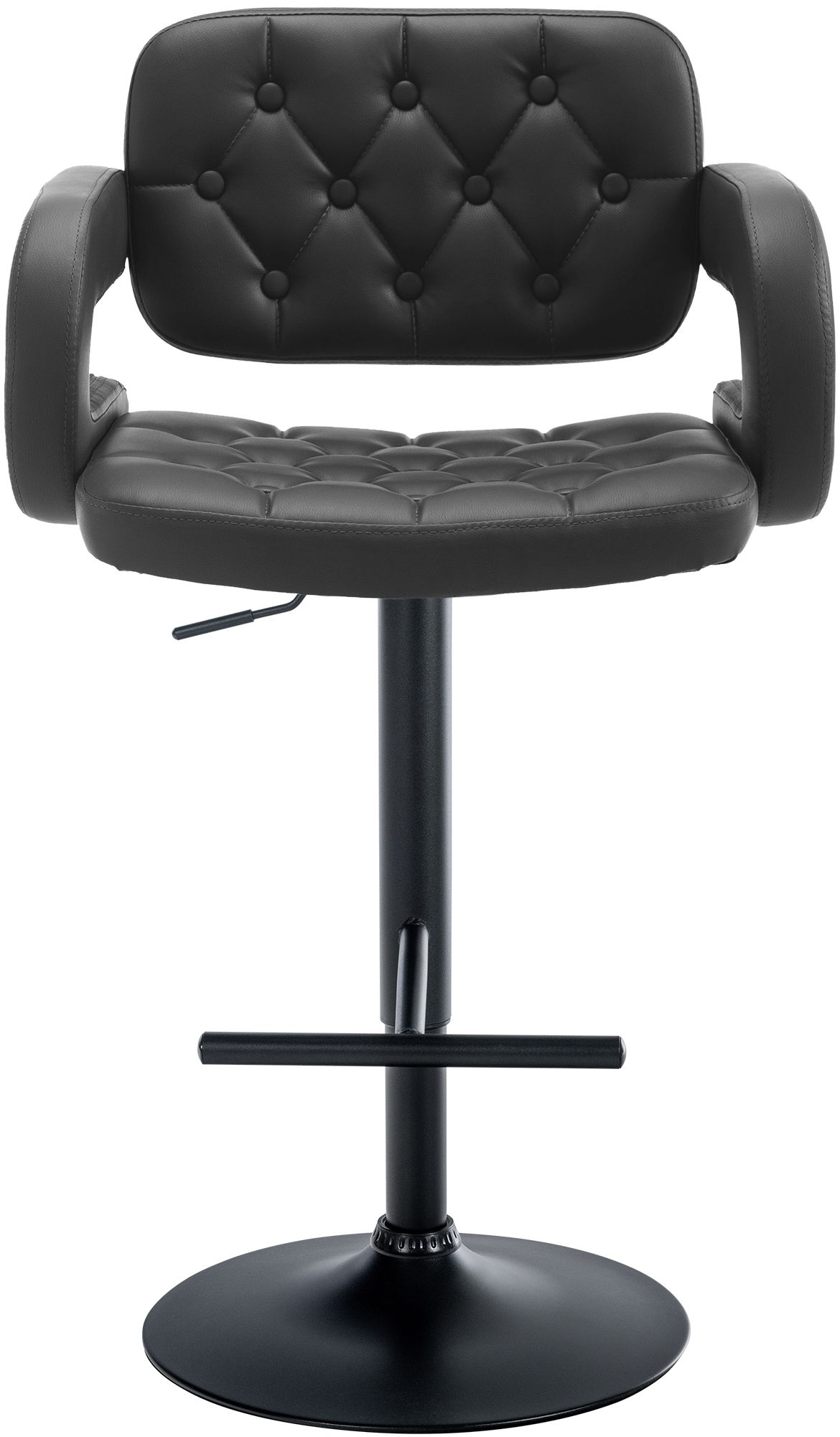 Barhocker Dublin schwarz, schwarz