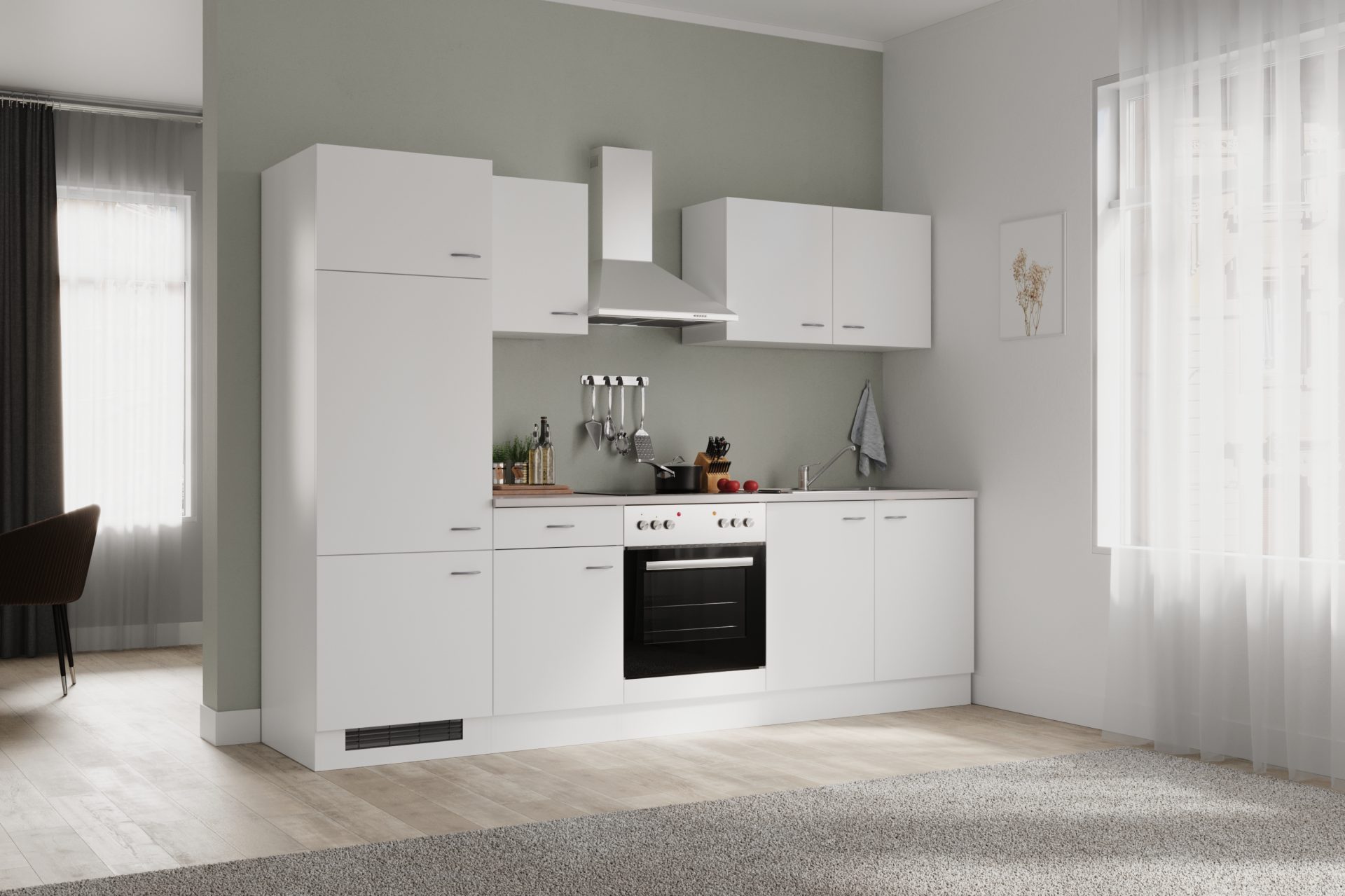 Küchenzeile WITO 270 cm mit E-Geräten