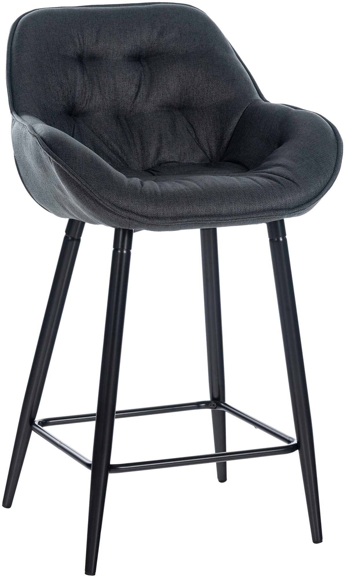 Barhocker Gibson Stoff, dunkelgrau