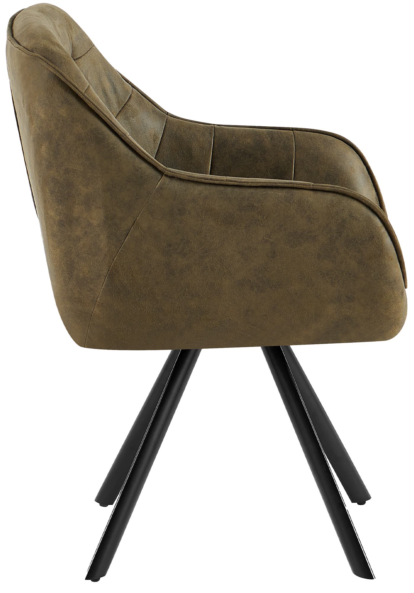 Stuhl Pettuli Vintage, antik-grün