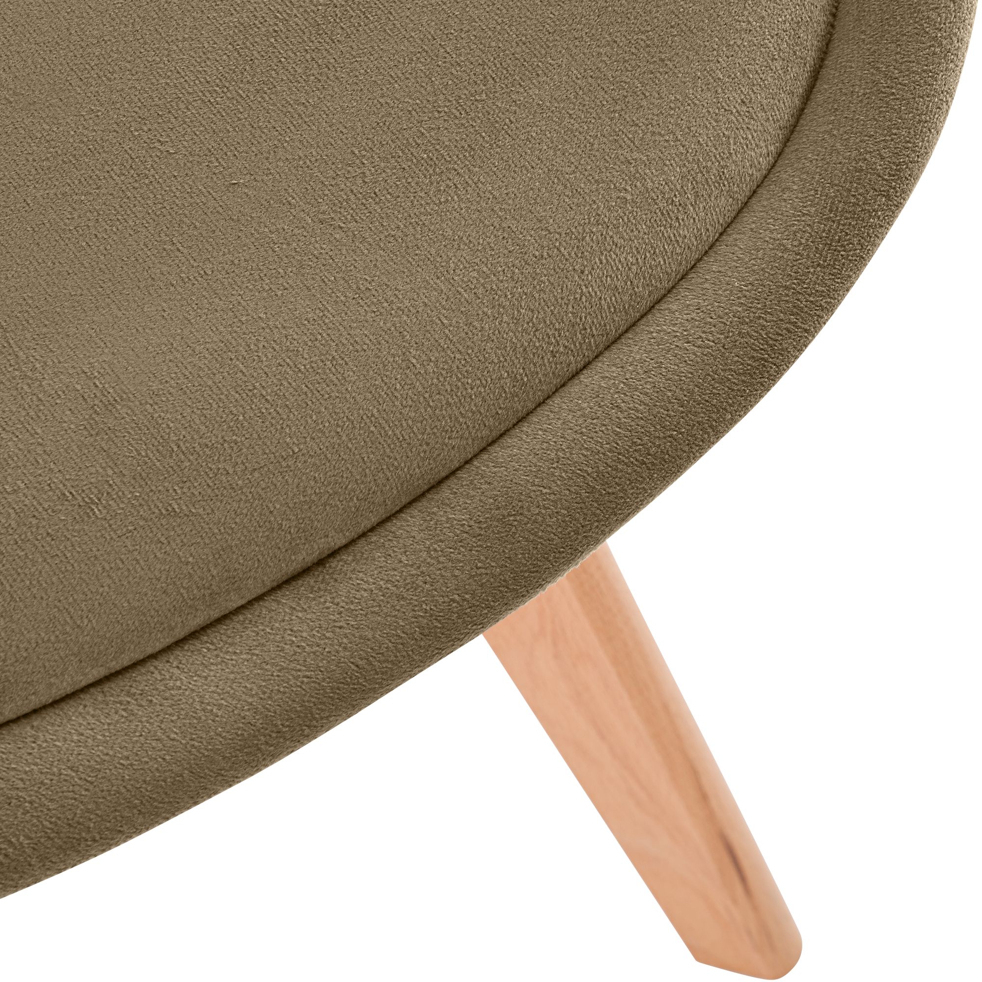 Stuhl Linares Samt, braun