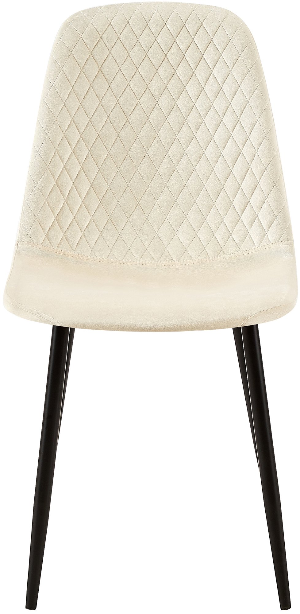 Stuhl Giverny Samt, creme
