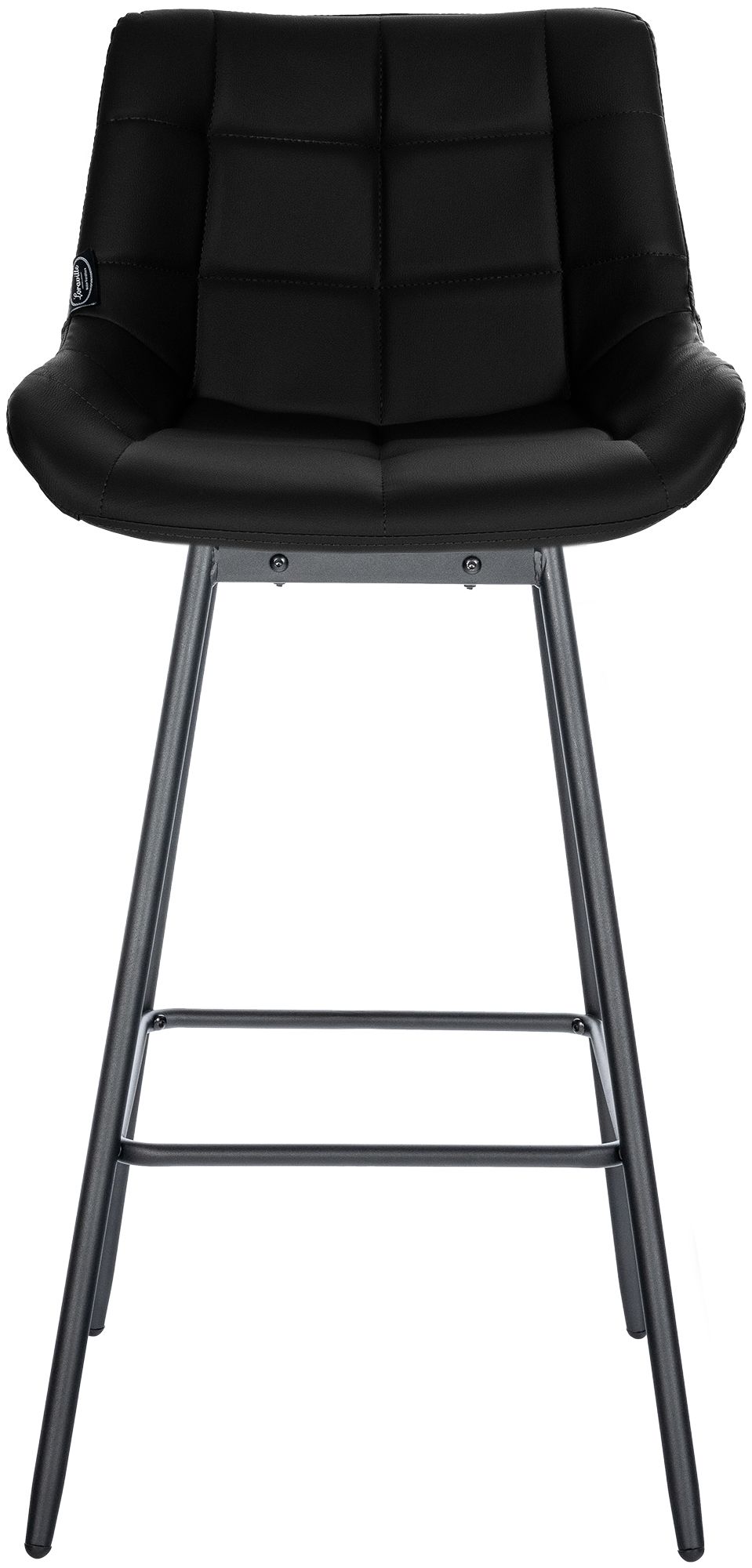 Barhocker Weston Schwenkbar Kunstleder, schwarz