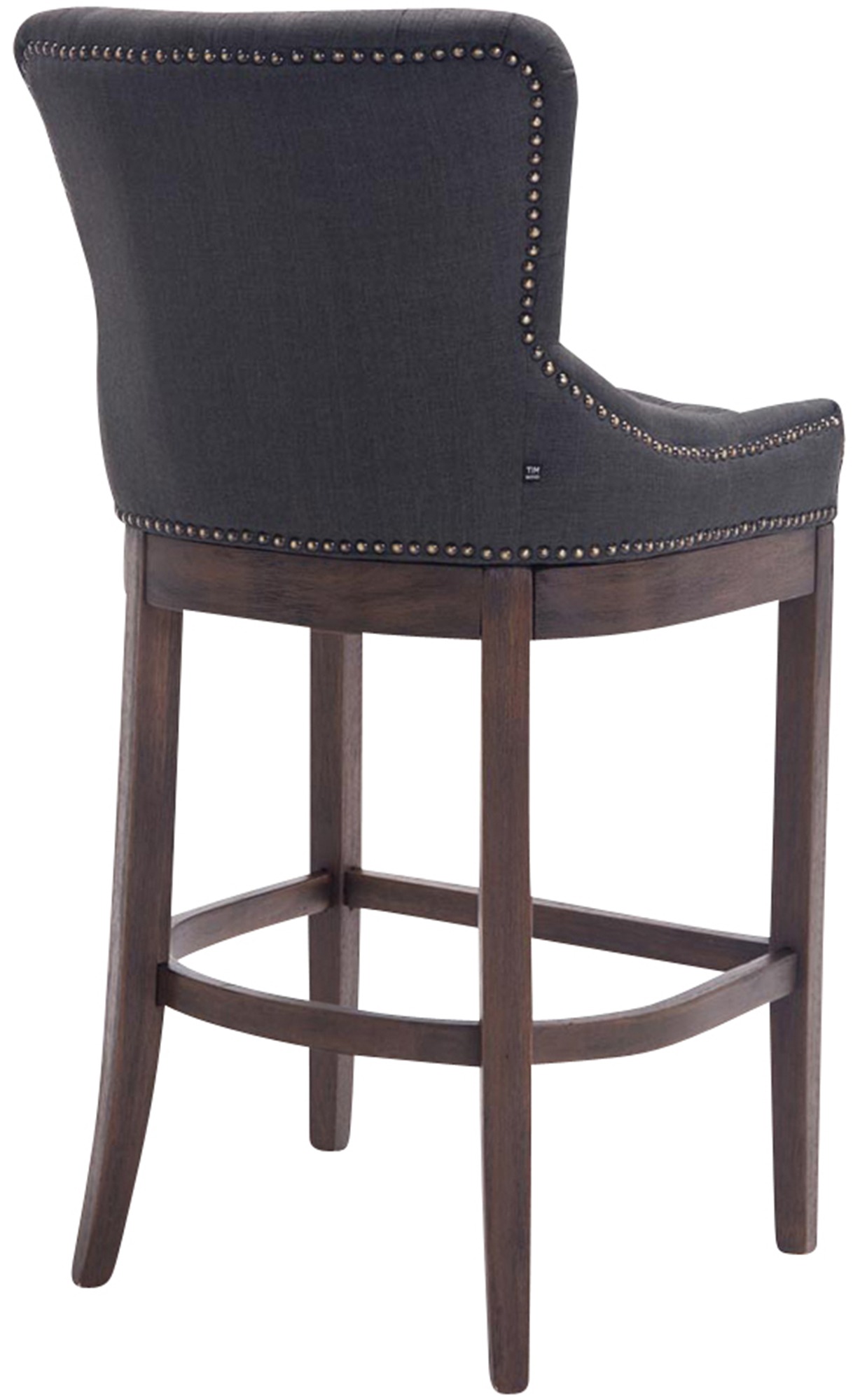 Barhocker Lakewood Stoff, Antik, dunkelgrau