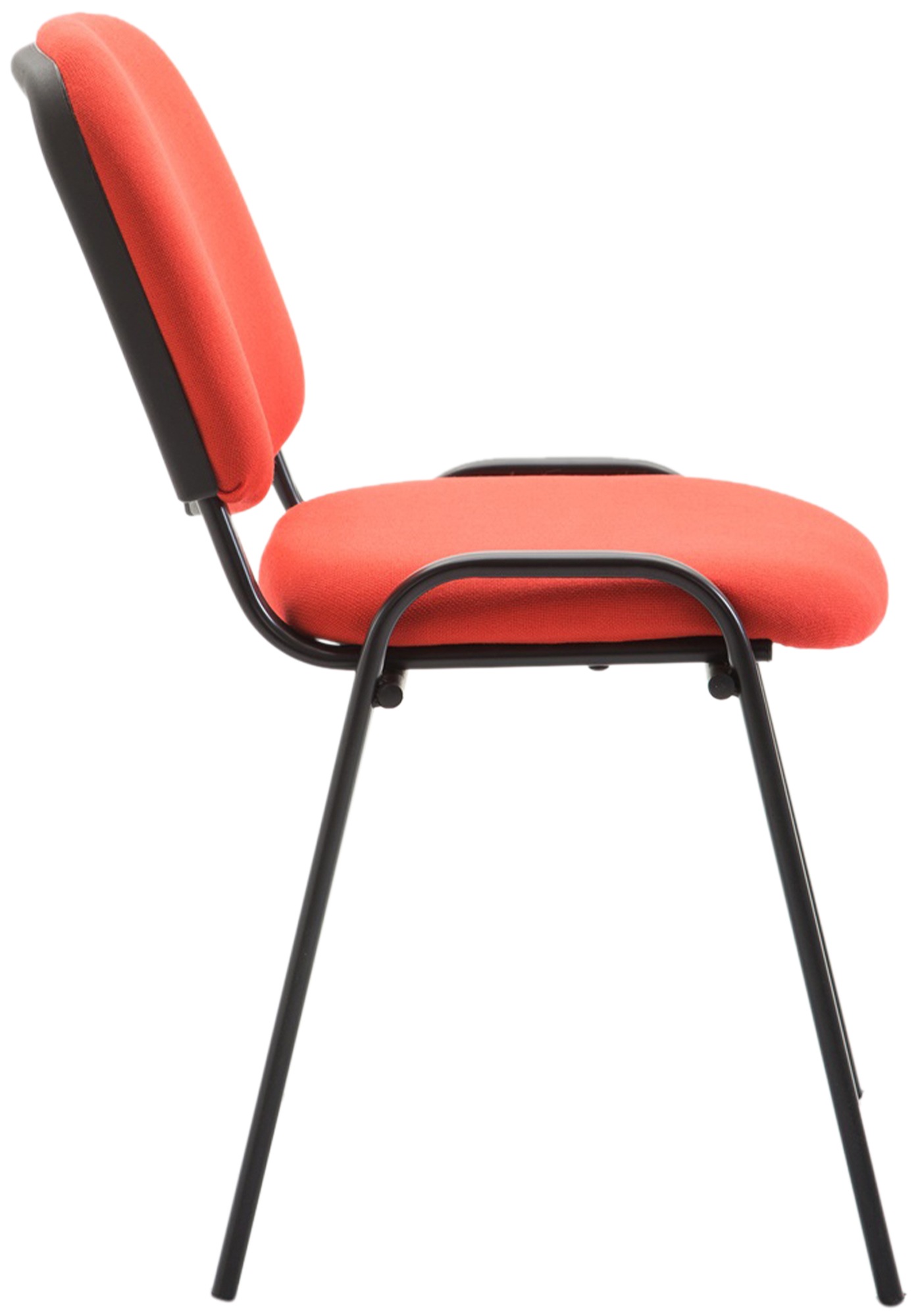 Besucherstuhl Ken V2 Stoff, rot