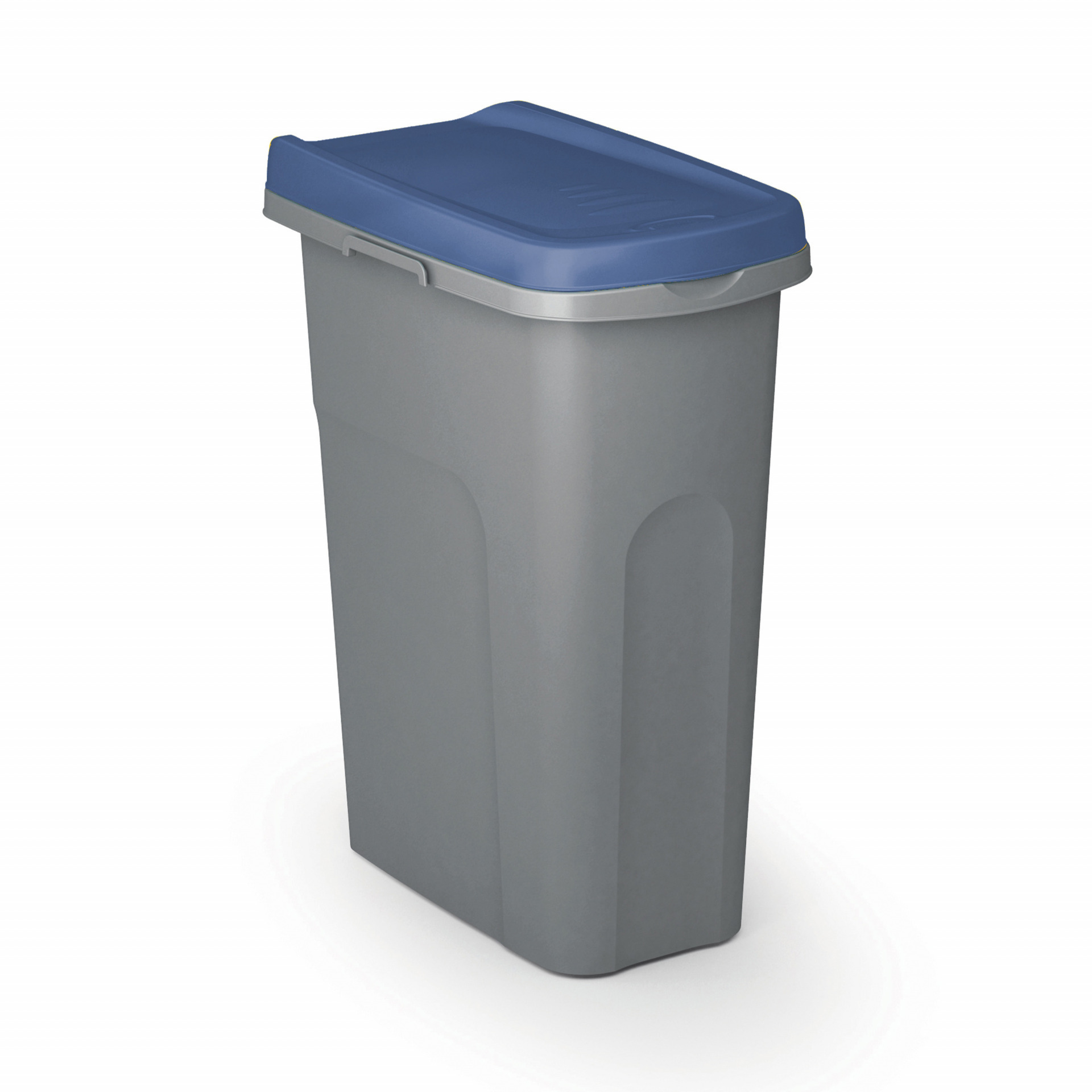 Mülleimer Grau/Blau Kunststoff 25L