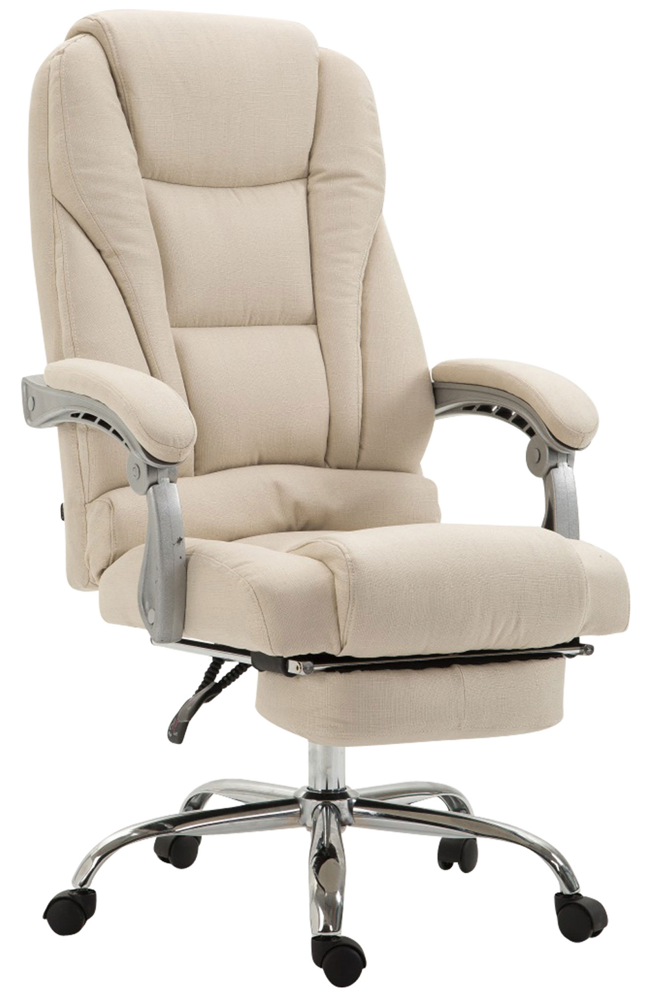 Bürostuhl Pacific Stoff, creme