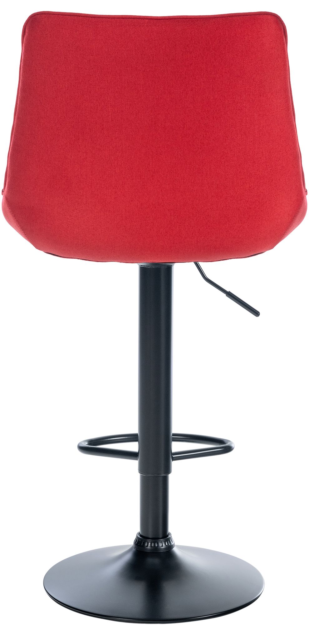2er Set Barhocker Toni Stoff schwarz, rot