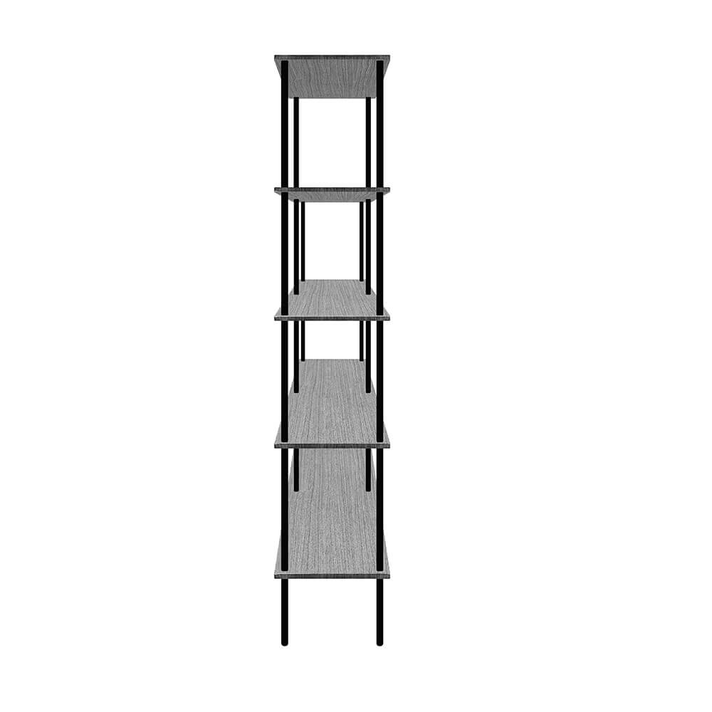 Regal INDU Dark Oak - (L x B x H): 140 x 35 x 196 cm