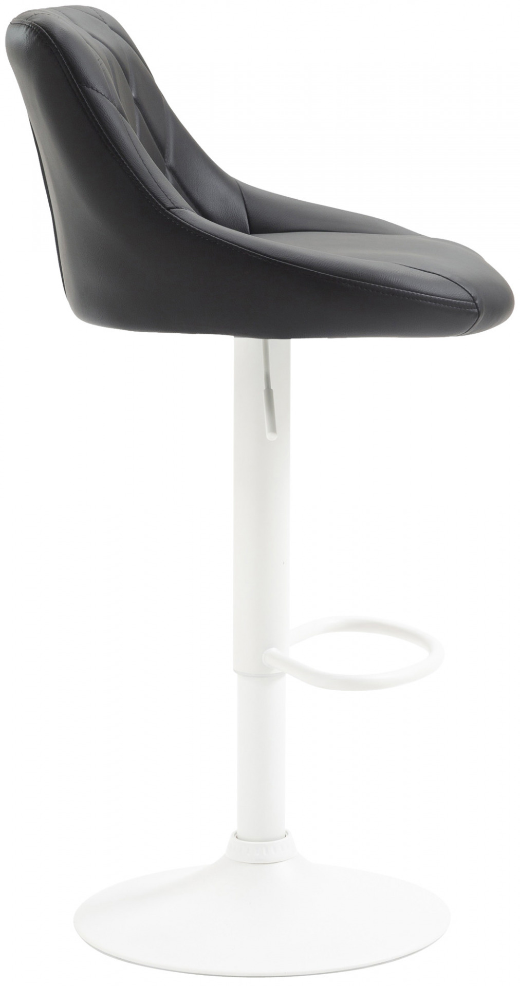 Barhocker Lazio Kunstleder weiß, schwarz
