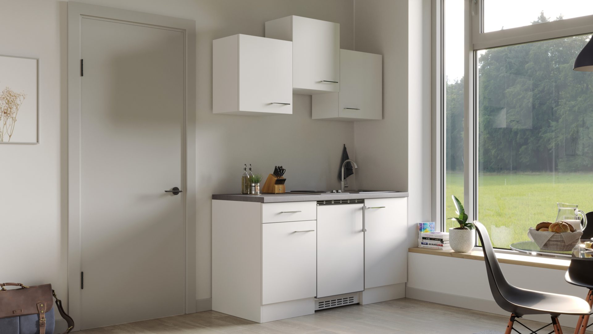Singleküche VITA 150 cm mit E-Geräten