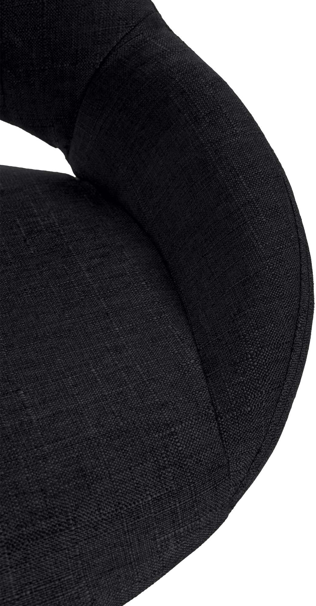 Barhocker Milet Stoff gold, schwarz