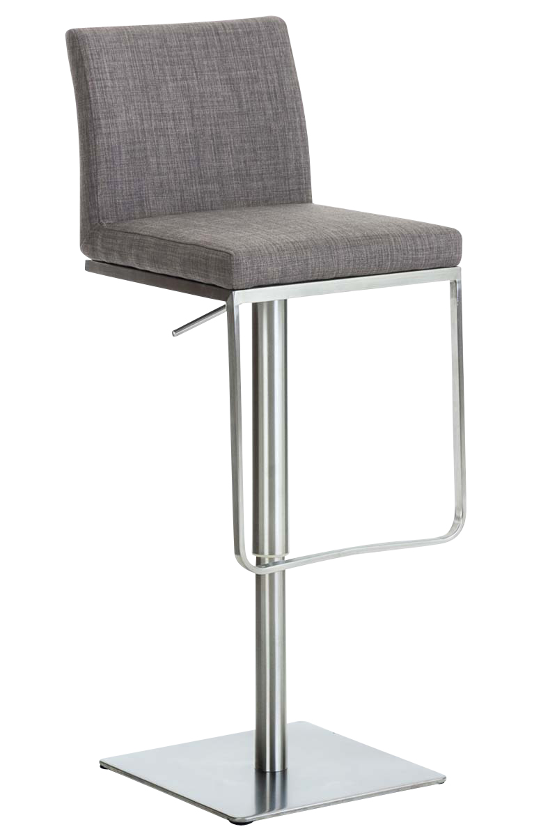 Barhocker Panama E Stoff, grau