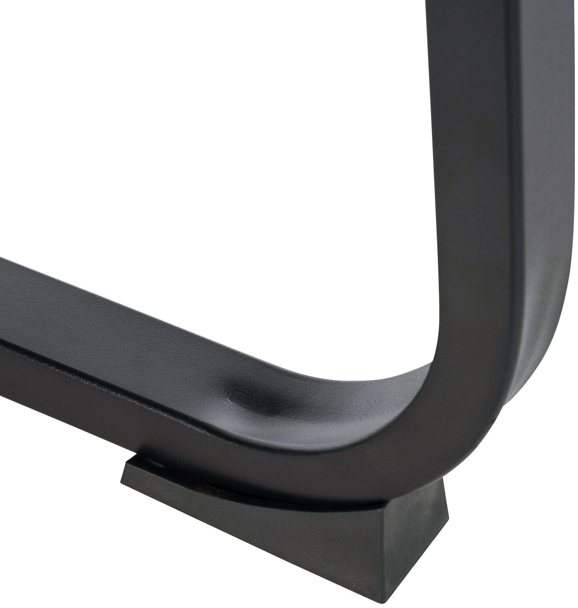 XL Besucherstuhl Anubis Stoff, schwarz/schwarz