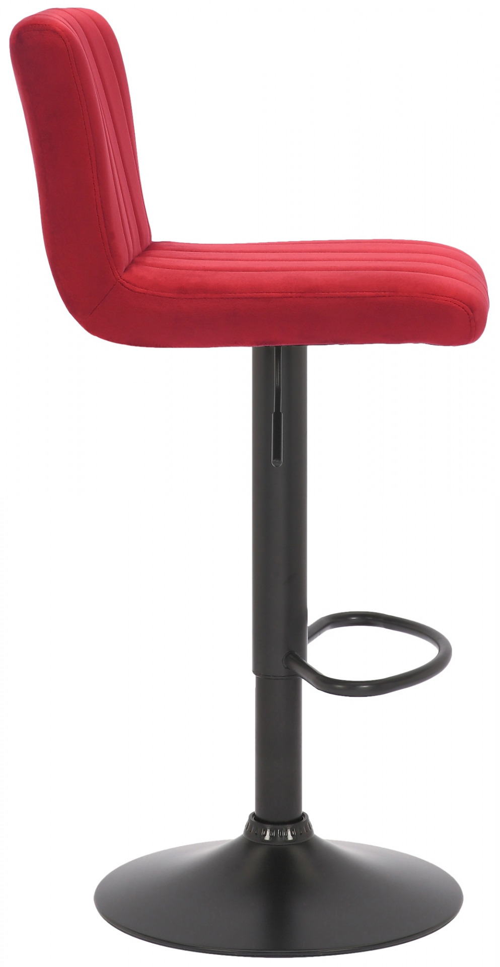 Barhocker Jamie Samt, rot
