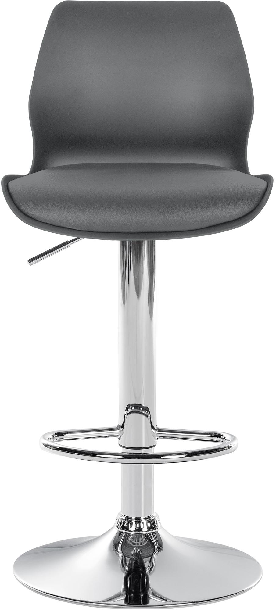 2er Set Barhocker Gilbert Kunststoff, grau