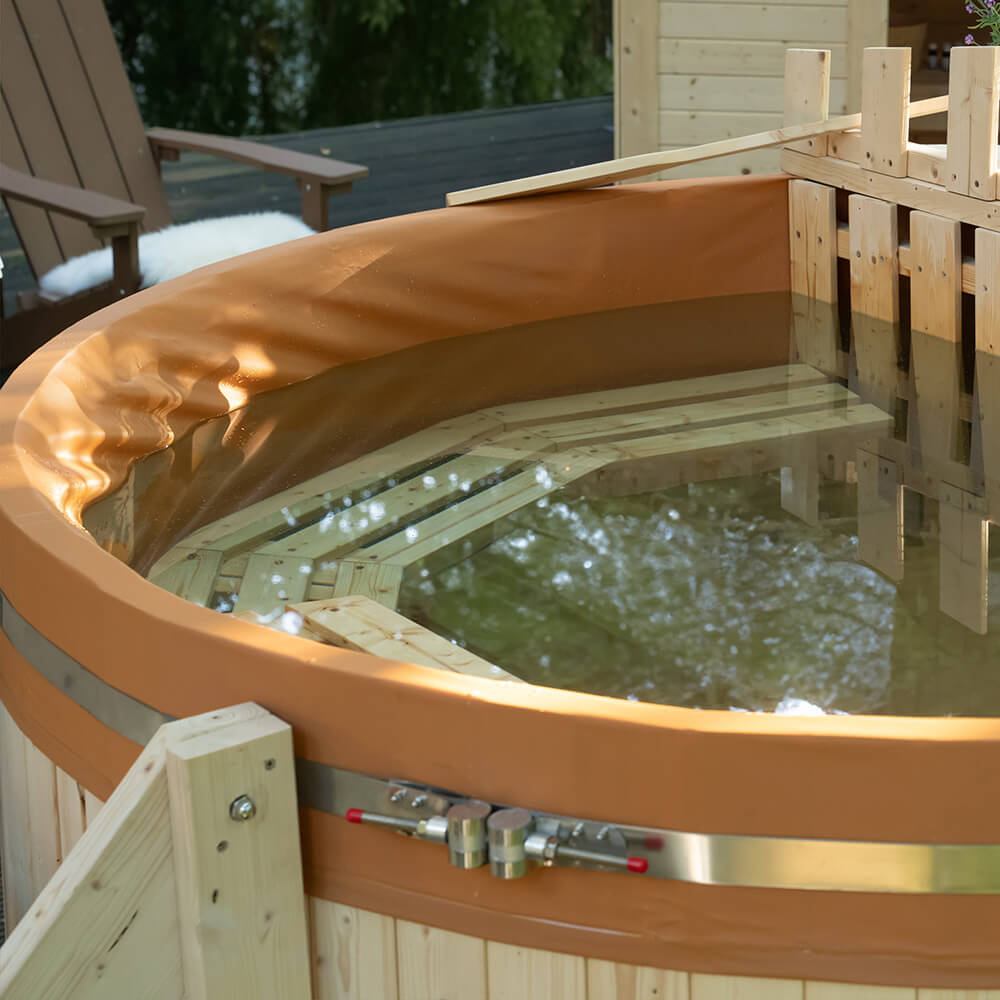 Hot Tub mit Ofen SKANDI L - Ø210cm