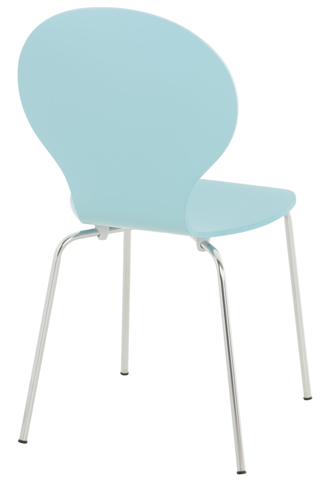 2er Set Besucherstuhl Diego, hellblau