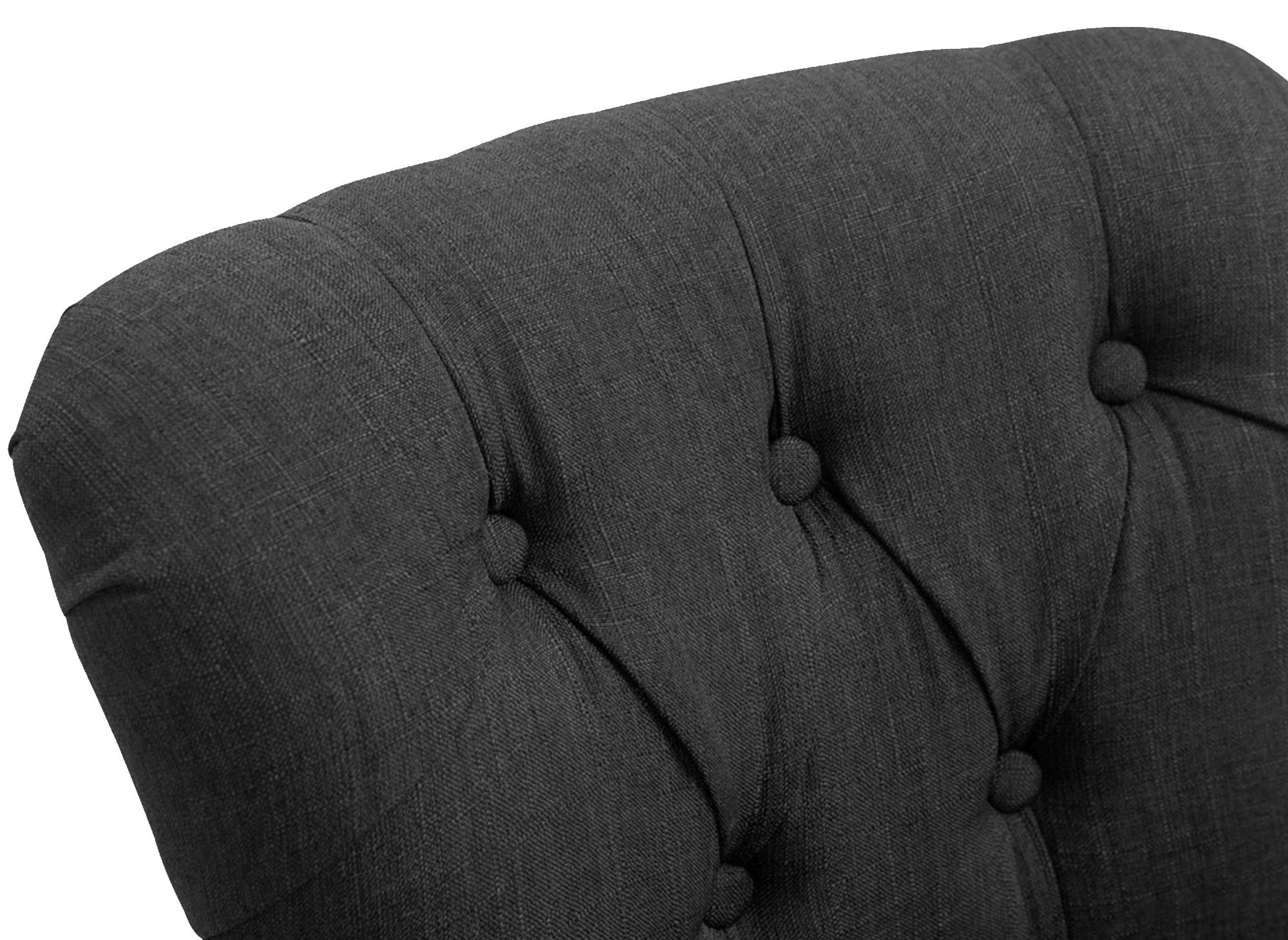 Barhocker Lakewood Stoff, Antik, dunkelgrau