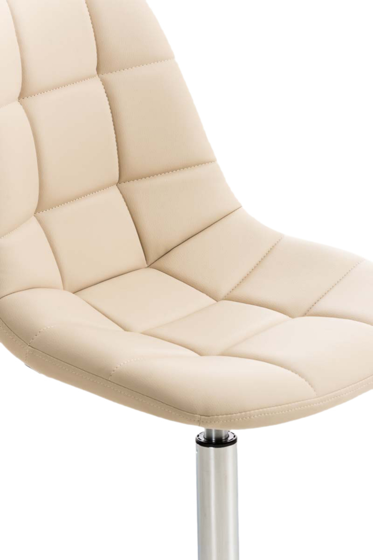 2er Set Stühle Emil Kunstleder, creme