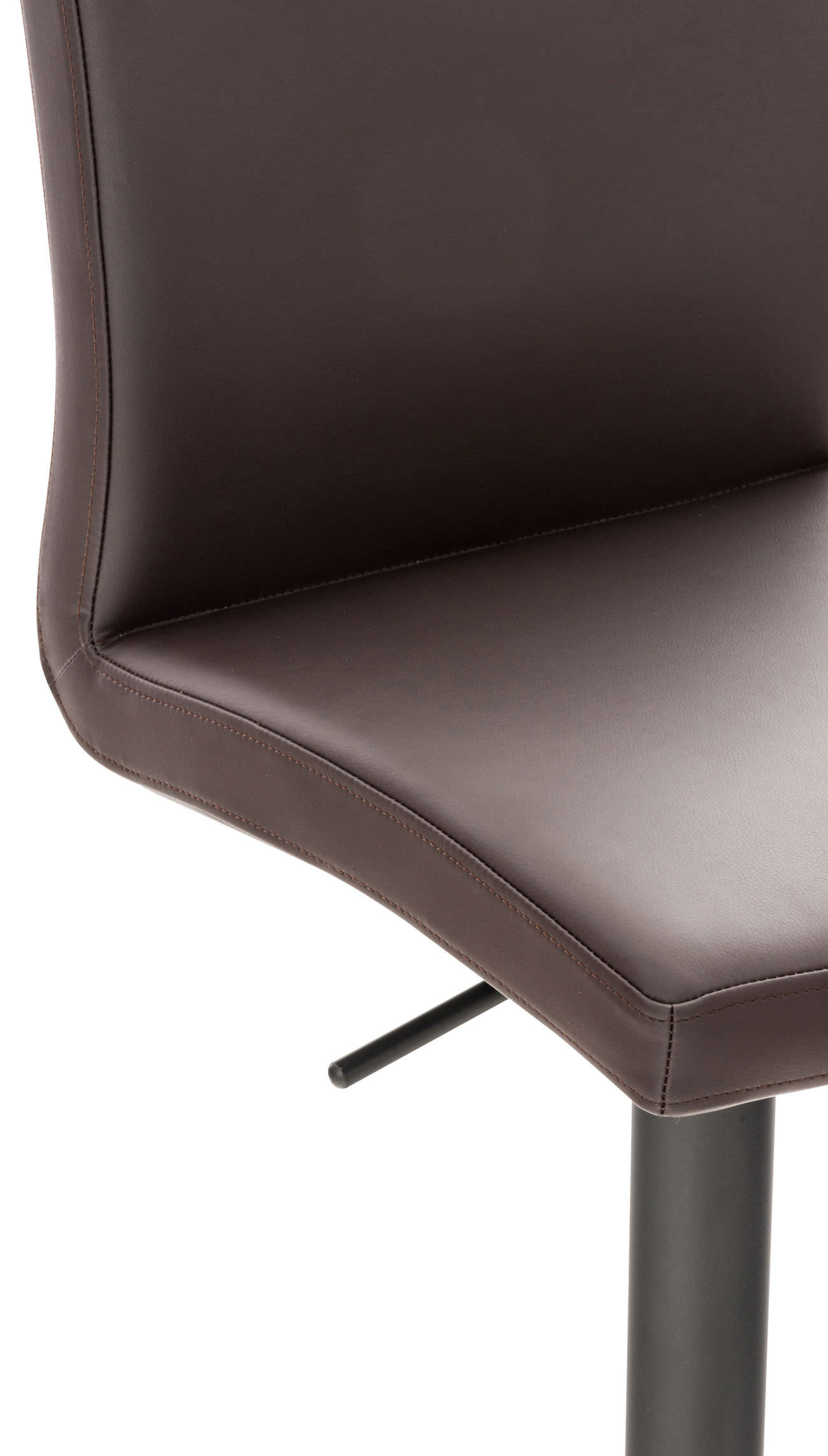 2er Set Barhocker Cadiz Kunstleder schwarz, braun