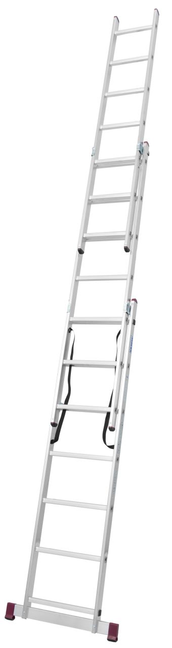 CORDA Vielzweckleiter mit Treppenfunktion 3x7 Sprossen