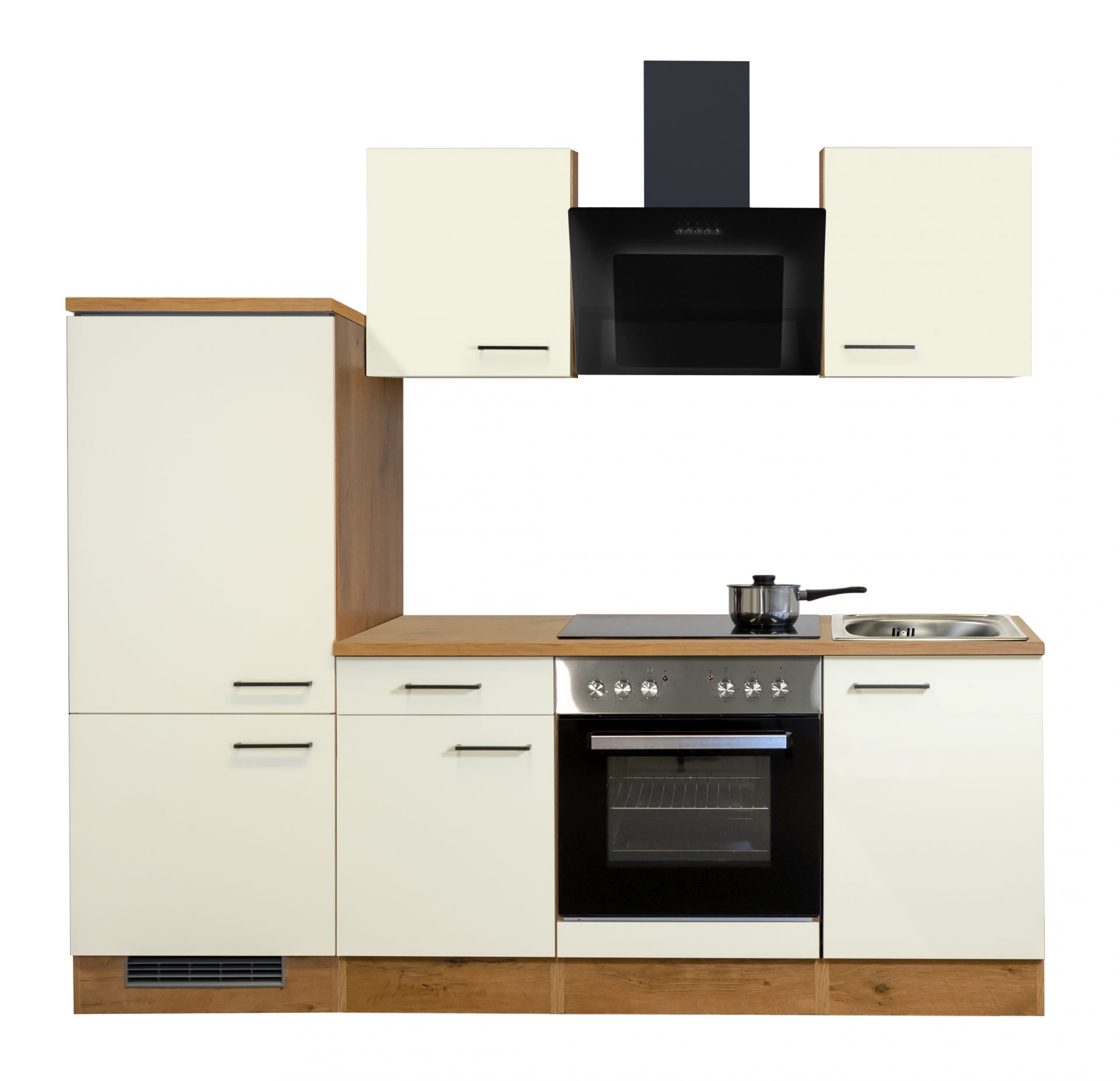 Küchenzeile Avila 220 cm mit E-Geräte