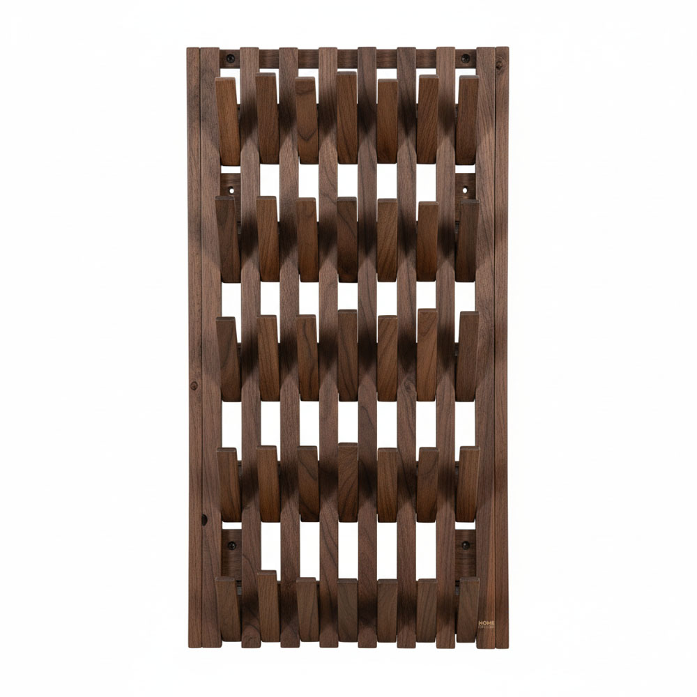 Garderobenpaneel QUEST - 55 x 105 cm Nussbraun