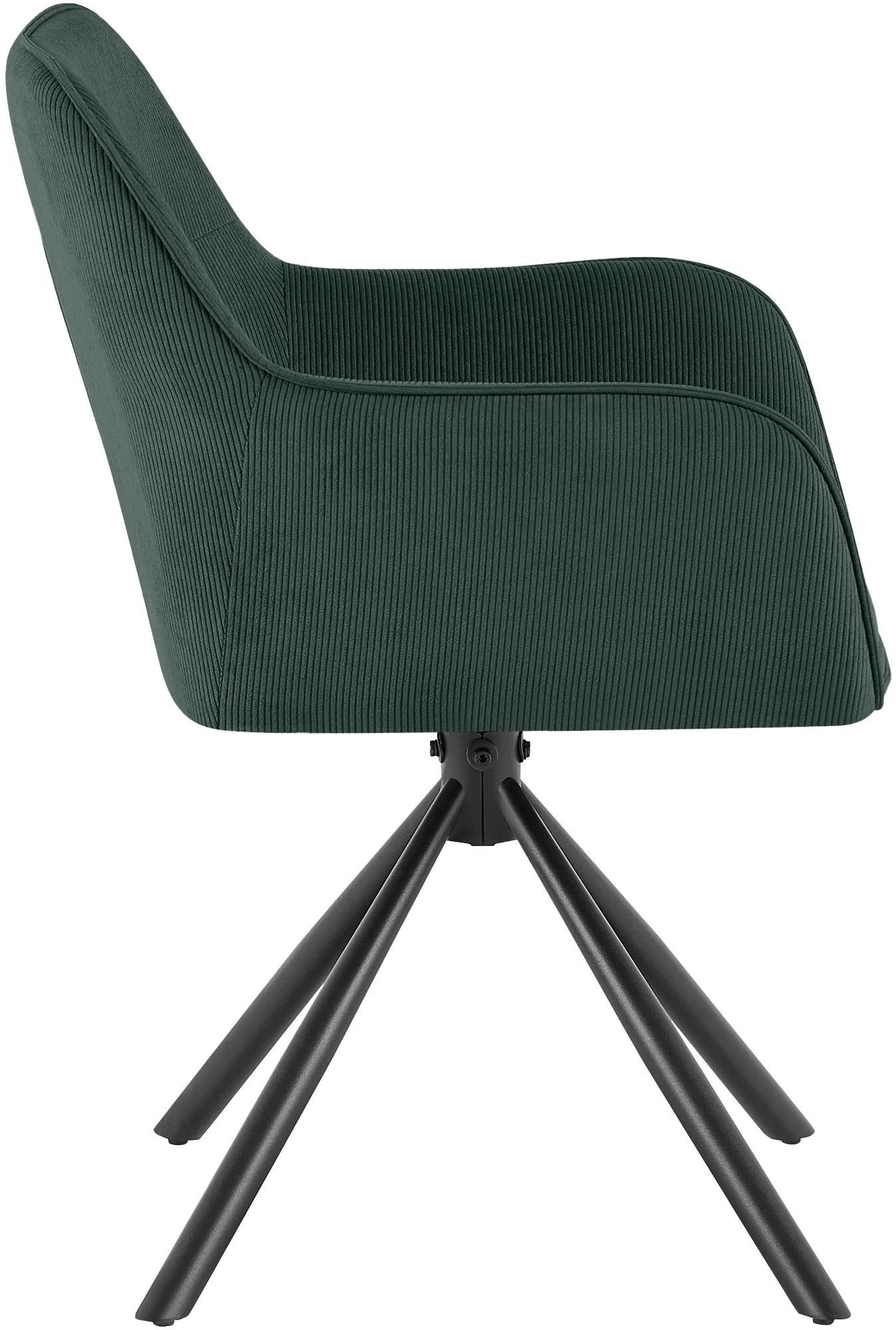 Stuhl Tipton Cord, grün