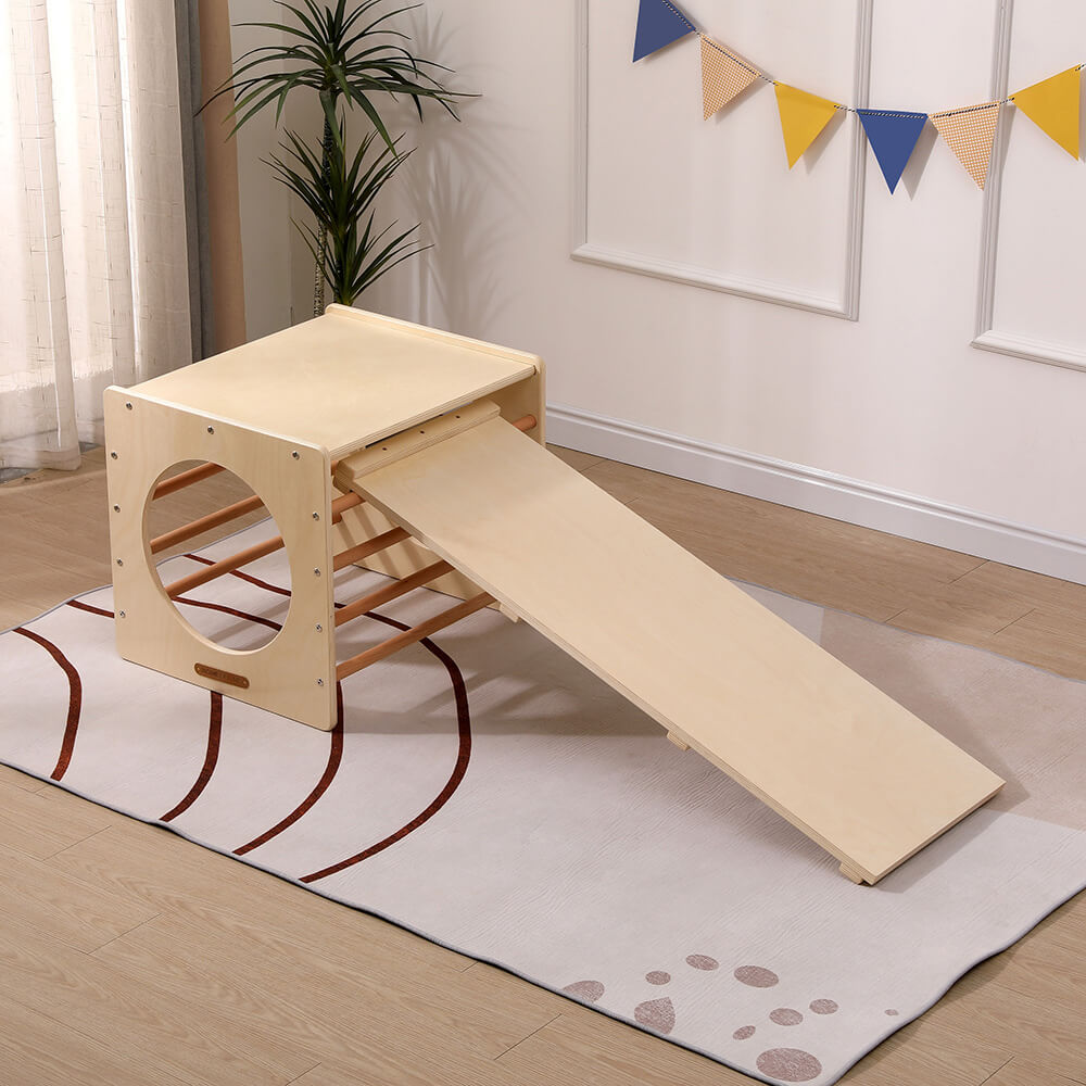Kletterwürfel mit Rutsche FINN