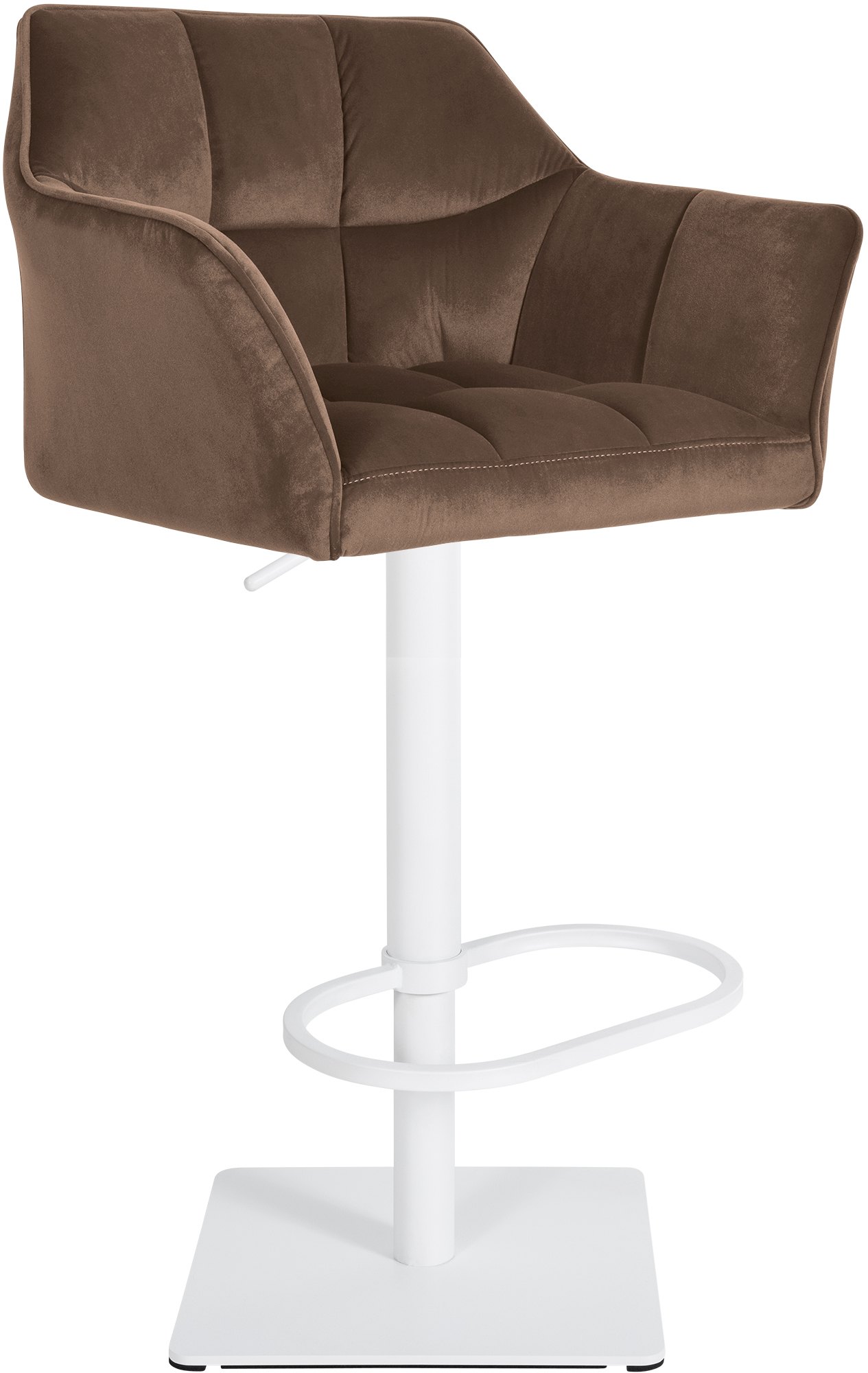 Barhocker Damaso W Samt, braun