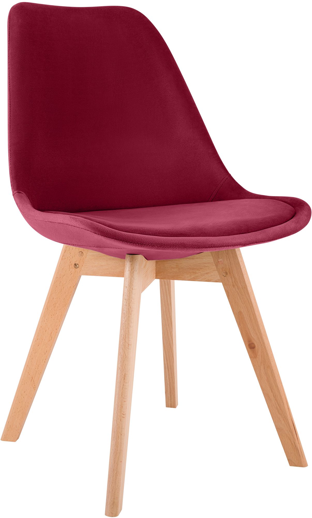 Stuhl Linares Samt, rot