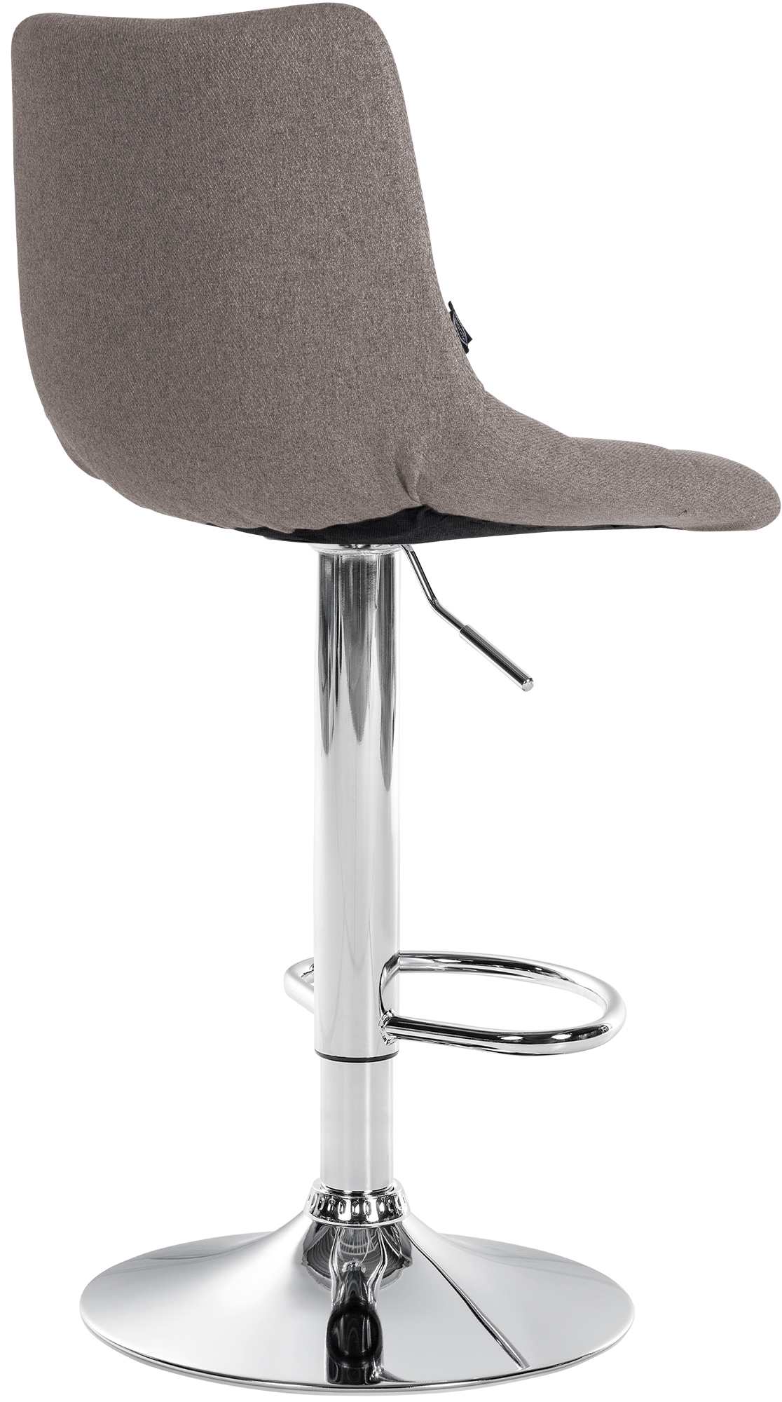 Barhocker Jerry Stoff chrom, grau