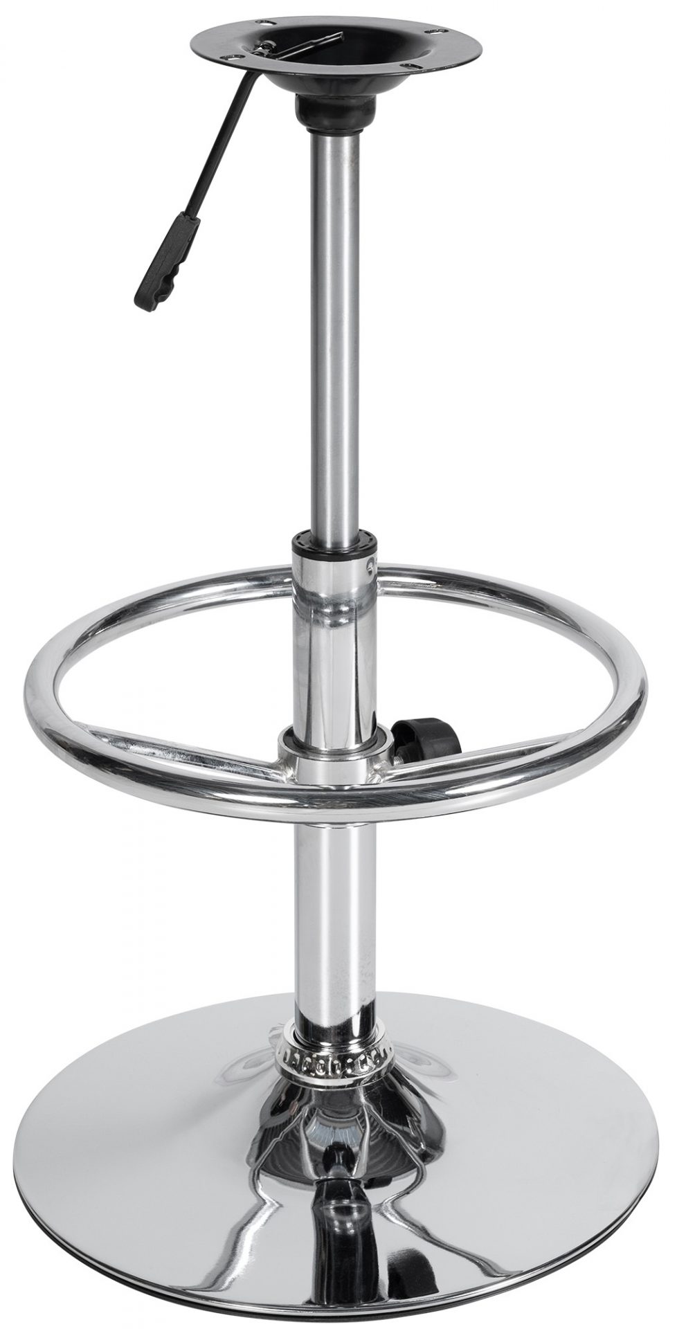 Ersatz Gestell ROUND Barhocker 10 x 10 cm, chrom