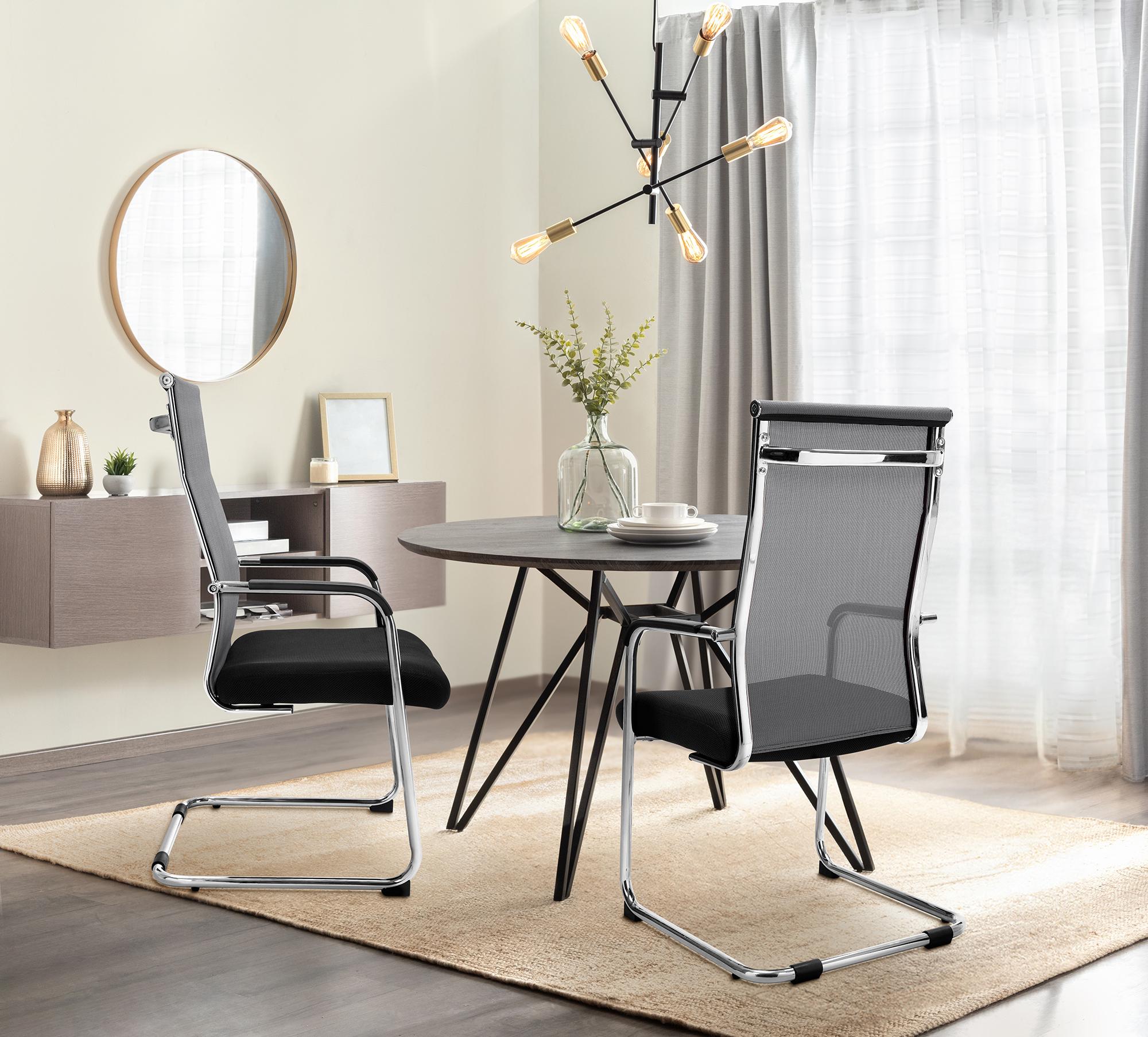 Besucherstuhl Brenda, grau