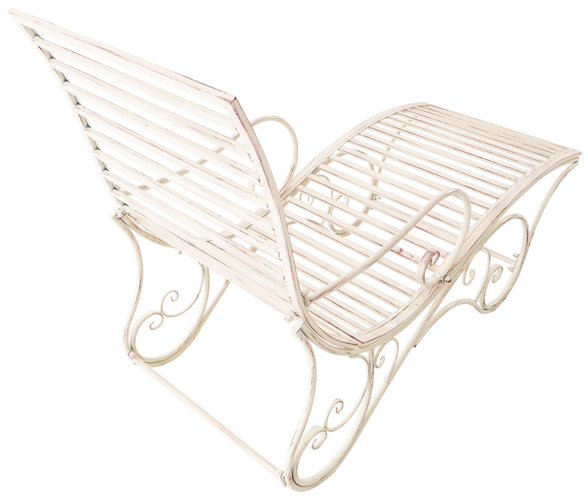 Gartenliege Amiens, antik-creme