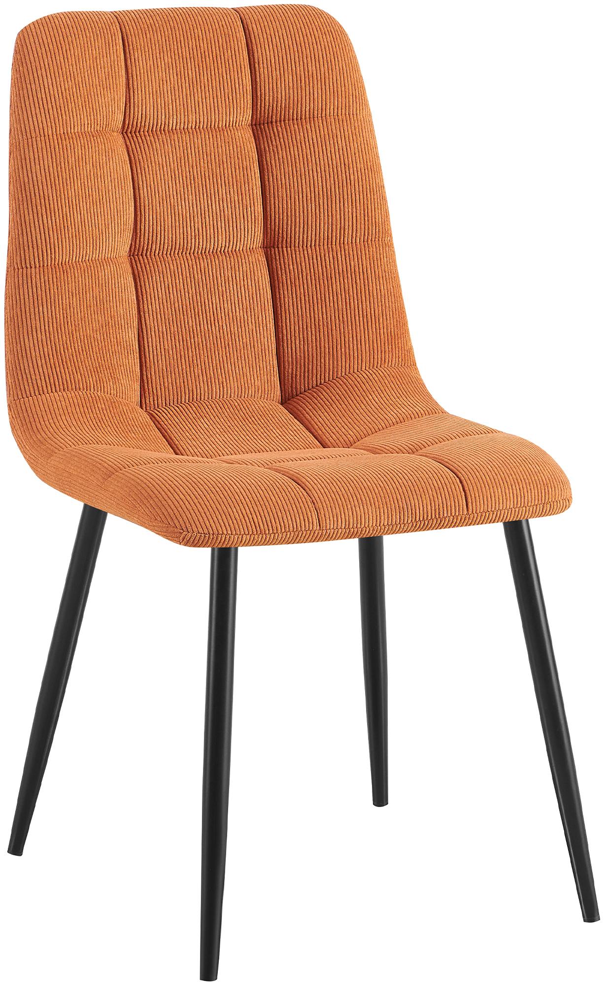 Esszimmerstuhl Tilde Cord, orange