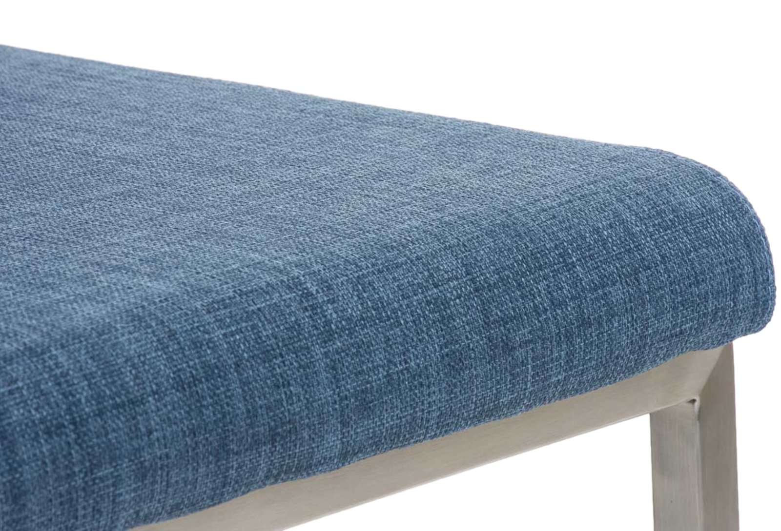 2er Set Esszimmerstühle Colmar Stoff, blau