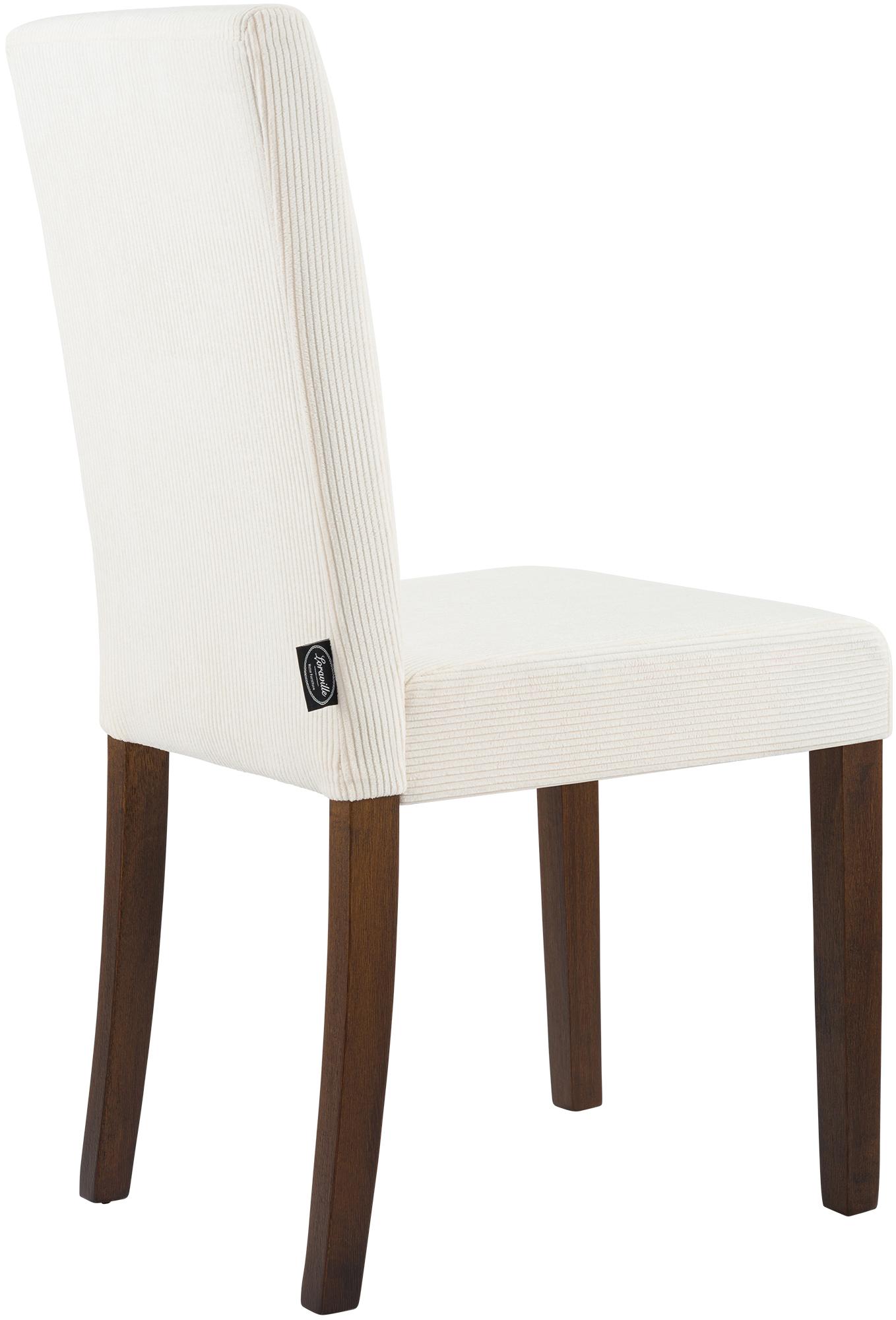Esszimmerstuhl Ina Cord antik dunkel, creme