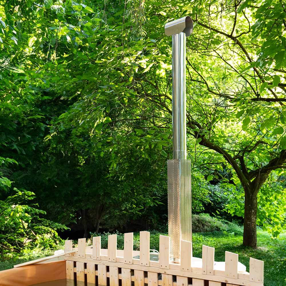 Hot Tub mit Ofen SKANDI L - Ø210cm