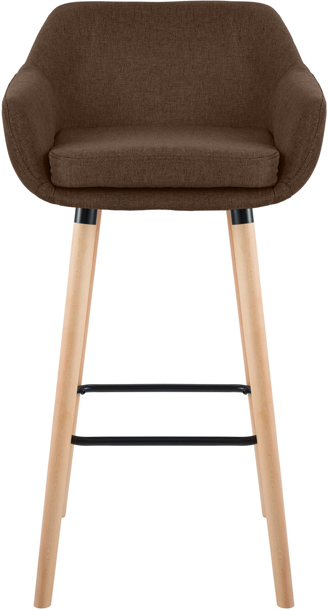 Barhocker Grant Stoff, braun