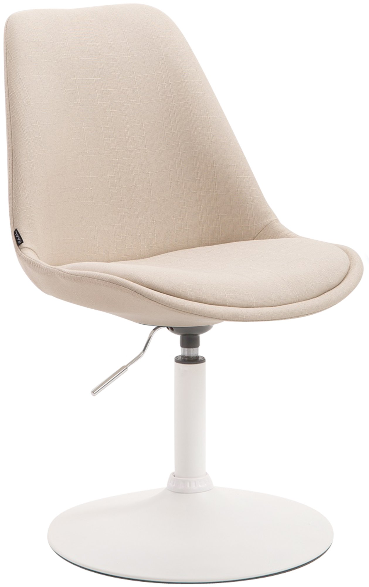 Stuhl Maverick W Stoff, creme