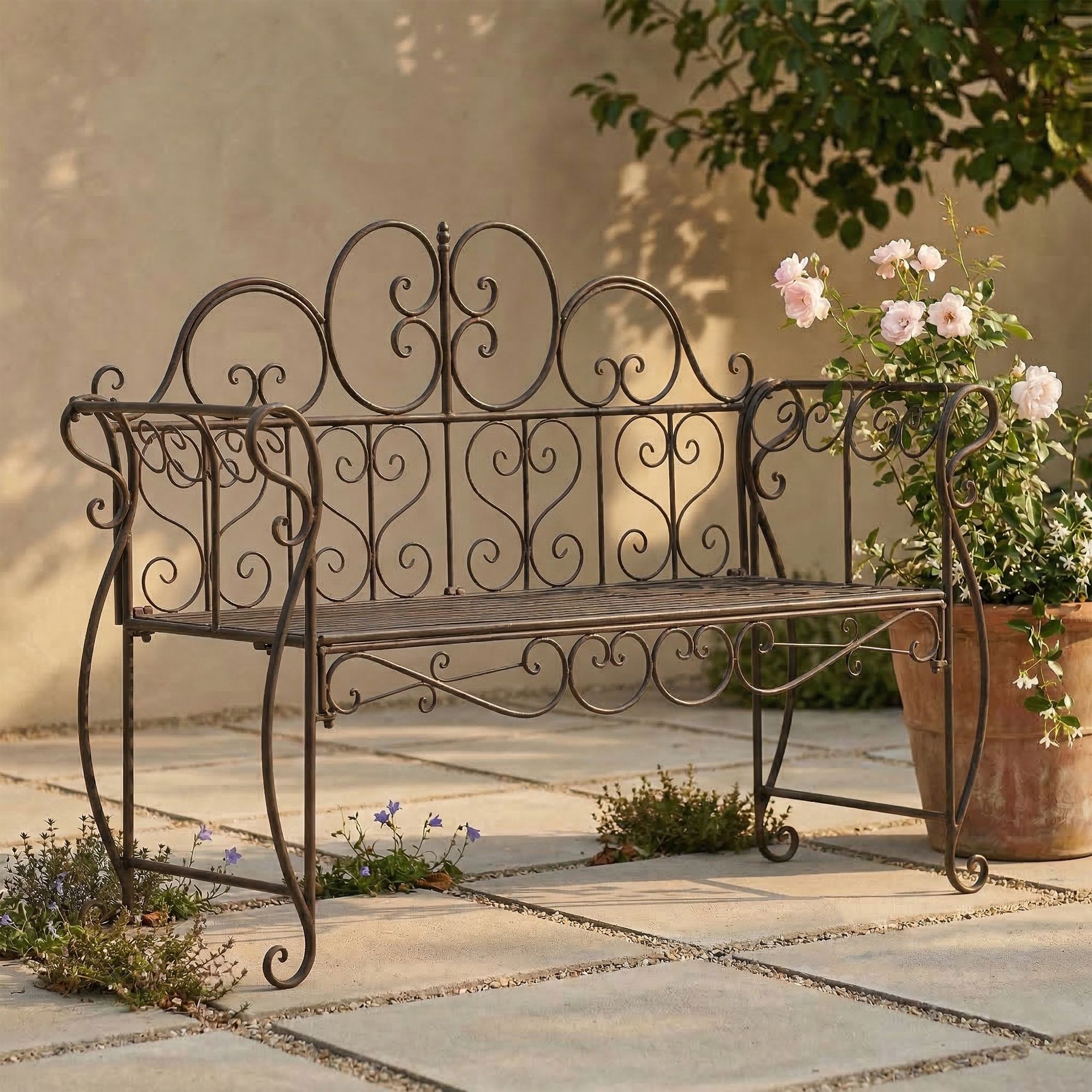 Gartenbank Minna, bronze