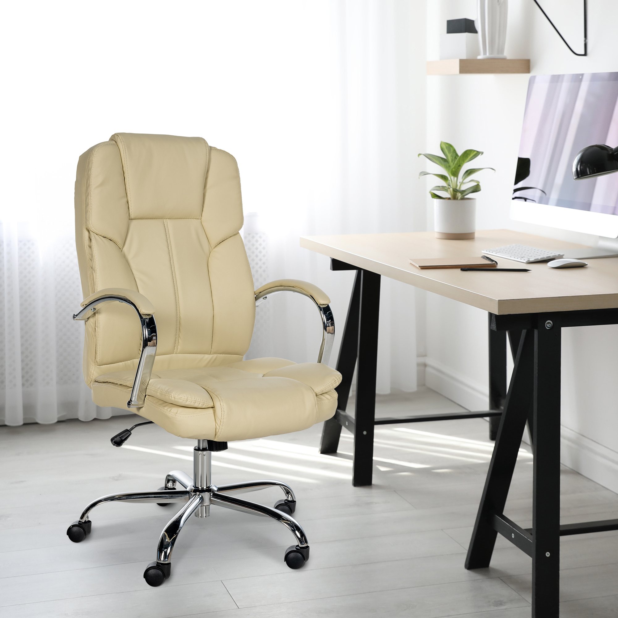 Bürostuhl BIG Xanthos, creme
